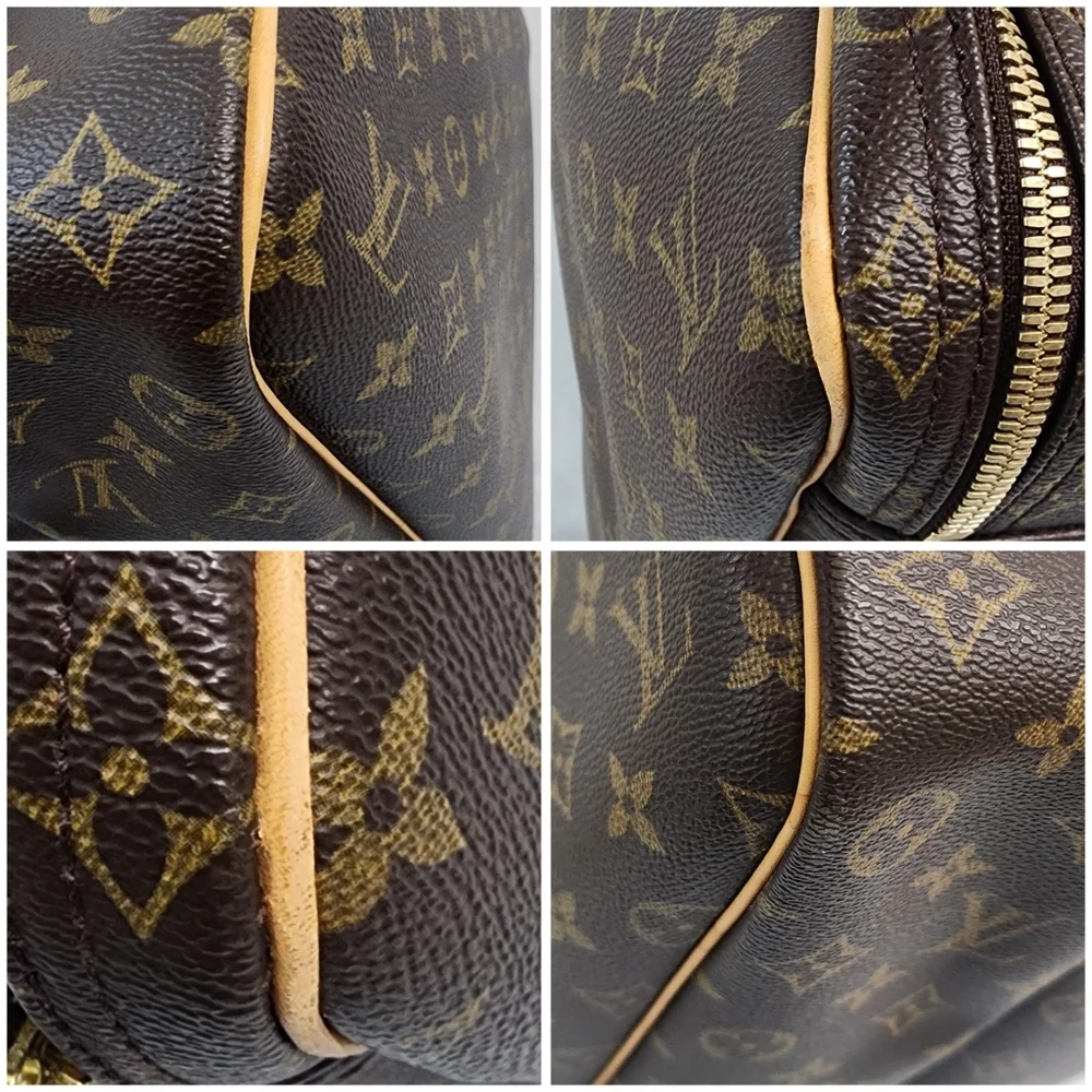 Auth Louis Vuitton Alize 24 Heures Monogram Travel Bag